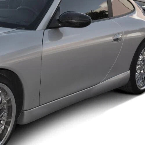 Primed Side Skirt Set Euro Style For Porsche 996 Coupe 1999-2004 MADE IN USA