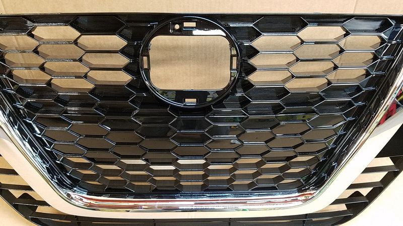 Load image into Gallery viewer, FOR 19-21 NISSAN ALTIMA FRONT BUMPER GRILLE GRILL CHROME &amp; BLACK W/O EMBLEM
