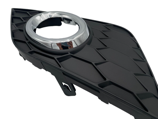 FOR 2016-2019 NISSAN SENTRA LEFT DRIVER FOG LIGHT LAMP BEZEL TRIM COVER W/CHROME