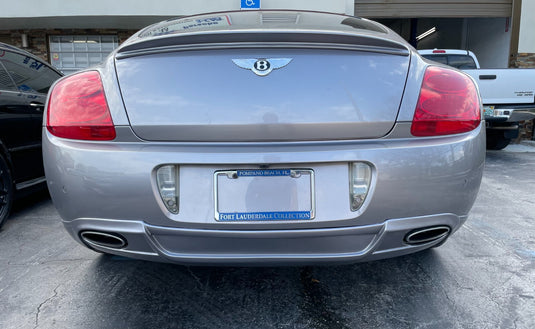 Bigger Rear Lip Spoiler Tesoro Style For Bentley Continental GT Coupe 2005-2011