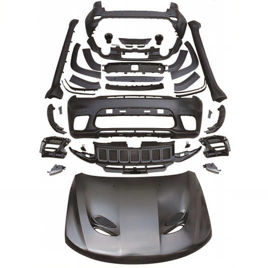 ⭐⭐ FOR 2018 - 2021 JEEP GRAND CHEROKEE SRT8 HELLCAT BODY KIT ⭐⭐