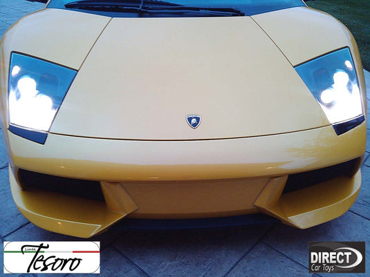 Front Bumper 2pc Spoiler Tesoro Style For Lamborghini Murcielago 2001-2006