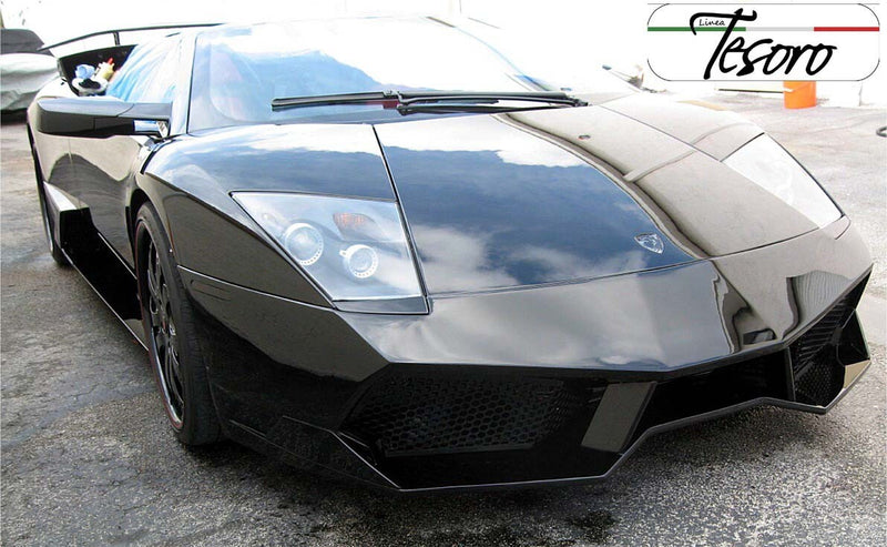 Load image into Gallery viewer, Front Bumper Cover W/ Aluminium Grills LT-v2 Style Lamborghini Murcielago 01-10
