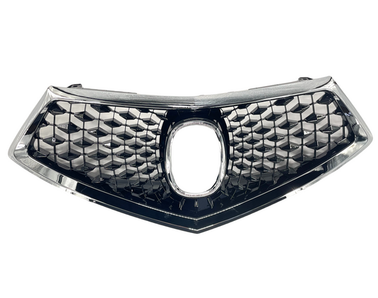 ⭐ FOR 2018 - 2020 ACURA TLX FRONT BUMPER UPPER GRILL GRILLE W/ CHROME MOLDING ⭐