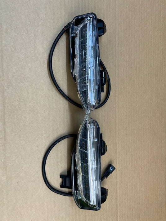 ⭐⭐ FOR 14-17 INFINITI Q50 LH & RH TURN SIGNAL W/ FOG LIGHT LAMP & BEZEL PAIR ⭐⭐