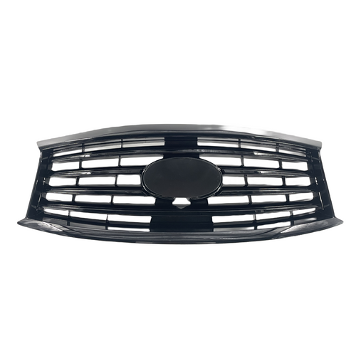 FOR 13-15 INFINITI JX35 QX60 FRONT BUMPER UPPER GRILLE GLOSS BLACK W/O PRE-CRASH