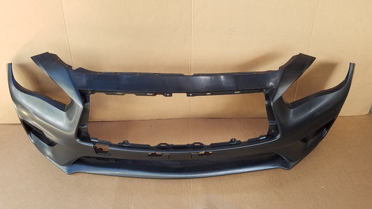 Front Bumper Cover Without Distance Sensor For Infiniti Q50 2018 - 2020