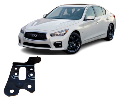Load image into Gallery viewer, ⭐ FOR 14-20 INFINITI Q50 Q60 RIGHT PASSENGER SIDE HOOD LATCH LOCK MOUNT BRACKET⭐
