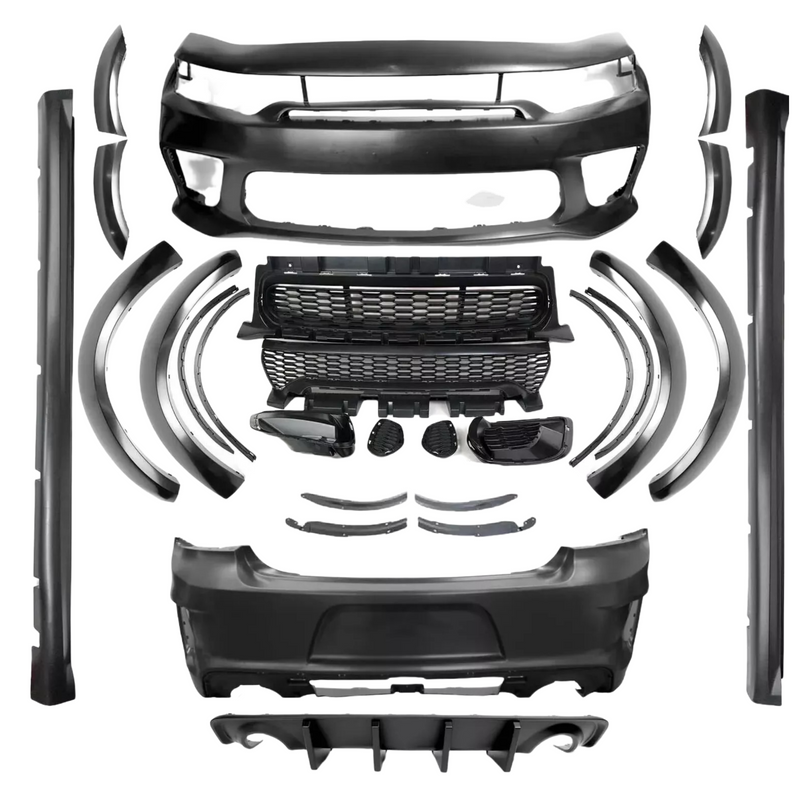 Load image into Gallery viewer, ⭐ Front Rear Bumper Cover Assembly For Dodge Charger SRT Hellcat Widebody 15-23⭐
