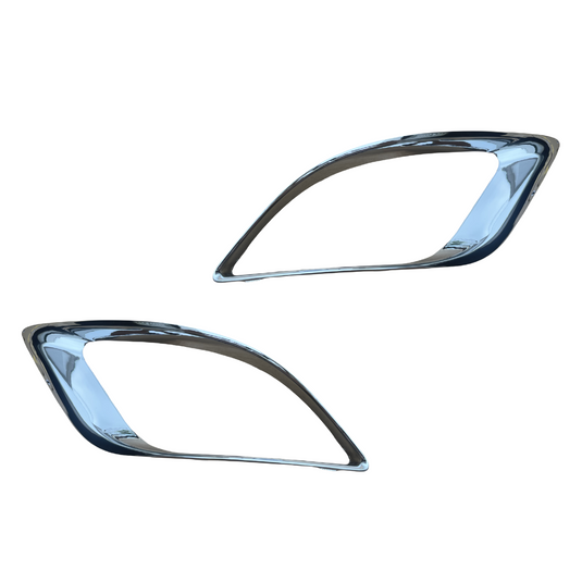 Front Right & Left Side Fog Light Bezel Cover Chrome For Dodge Durango 2014-2020