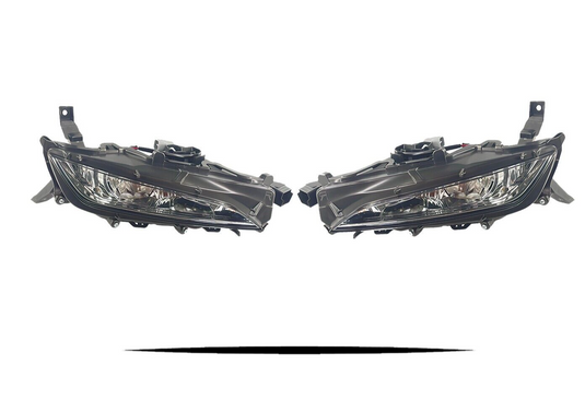 Left & Right Fog Light Lamp Bumper Mounted Pair For Lexus Rx350 Rx350L Rx450hL