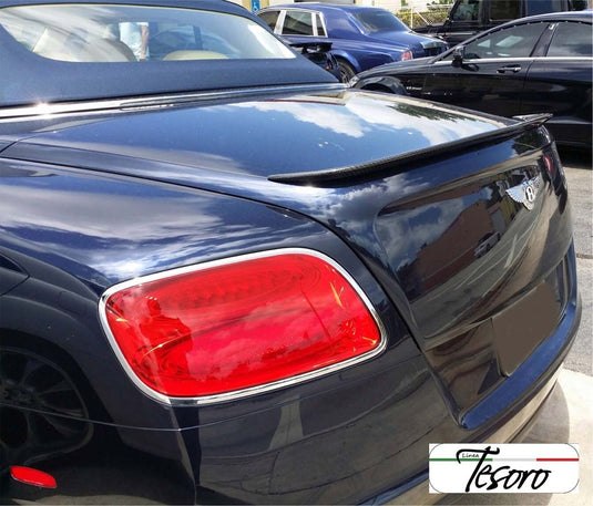 Trunk Lip Spoiler Linea Tesoro Style For Bentley Continental Convertible 2012-17