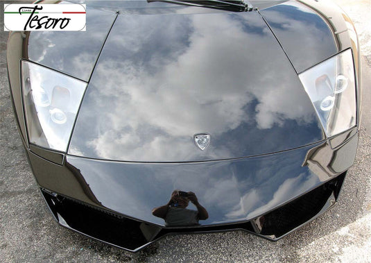 Front Bumper Cover W/ Aluminium Grills LT-v2 Style Lamborghini Murcielago 01-10