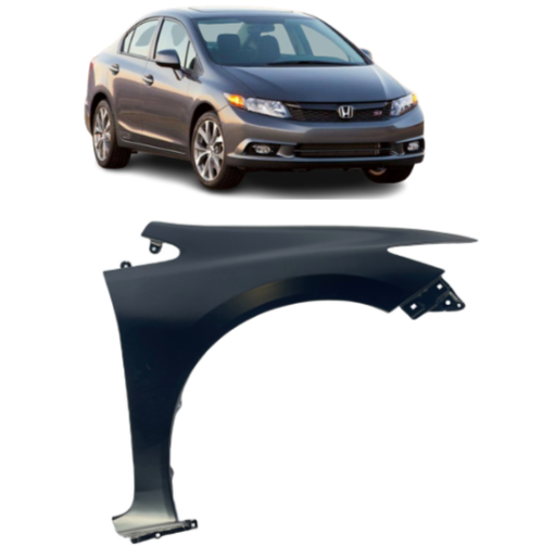 Load image into Gallery viewer, Fender Cover Assembly Front Right Passenger Side For Honda Civic 2012 - 2015
