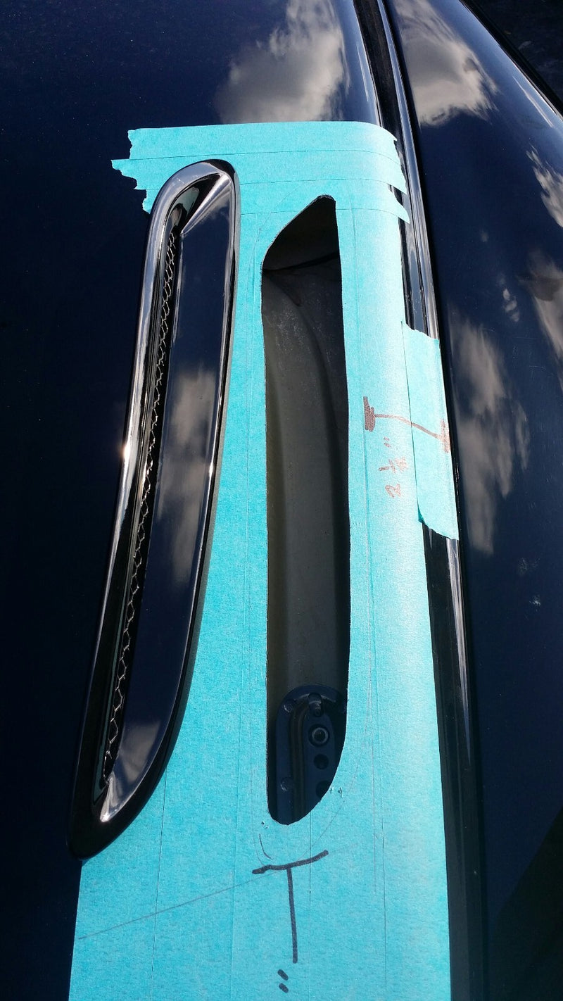 Load image into Gallery viewer, Hood Vent Set Sport Line Style For Bentley Continental GTC 2010-2011
