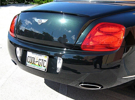 Fiberglass Rear Lip Spoiler Euro Style For Bentley Continental GT Conv. 05-11