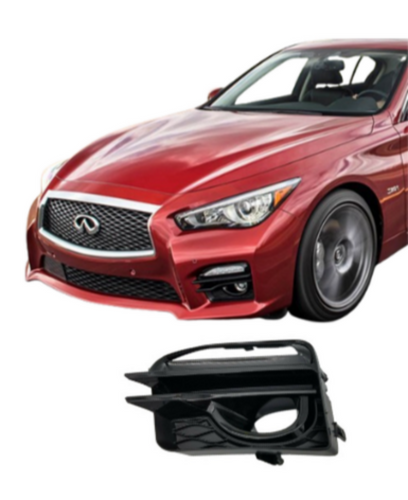 FOR 14-17 INFINITI Q50 SPORT FRONT LEFT DRIVER SIDE FOG LIGHT LAMP COVER BEZEL