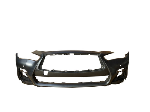 ⭐⭐ FOR 2018 - 2020 INFINITI Q50 SPORT/ RED SPORT FRONT BUMPER COVER W/ SENSOR ⭐⭐