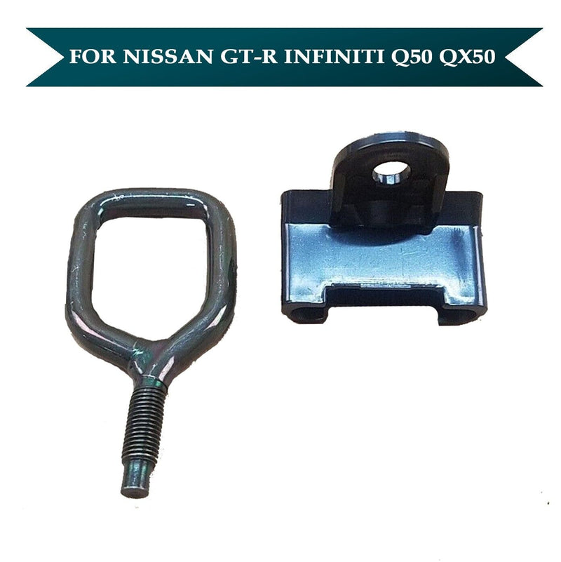 Load image into Gallery viewer, Hood Lock Hook Striker W/ Cover For Nissan Gt-R Infiniti Q50 Qx50 Qx70 Fx50 Fx37
