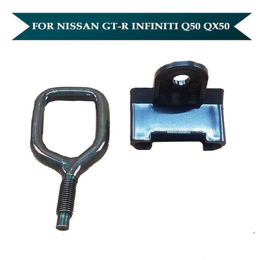 Hood Lock Hook Striker W/ Cover For Nissan Gt-R Infiniti Q50 Qx50 Qx70 Fx50 Fx37