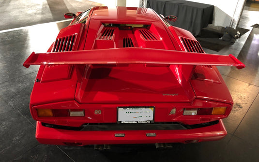 Lamborghini Countach Med Rear Wing Complete 9pc FRP Composite No Rust Made USA
