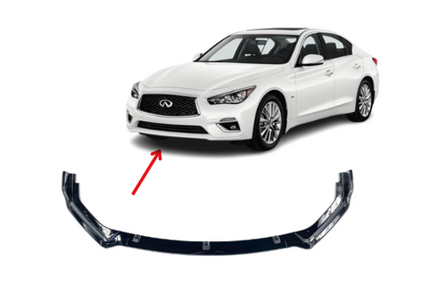 ⭐FOR 18-20 INFINITI Q50 20-21 NISSAN SENTRA FRONT BUMPER LOWER SPOILER LIP COVER