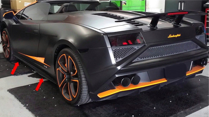 Load image into Gallery viewer, Side Skirt Set LP570 Superleggera Style For Lamborghini Gallardo 2004-2013 FRP
