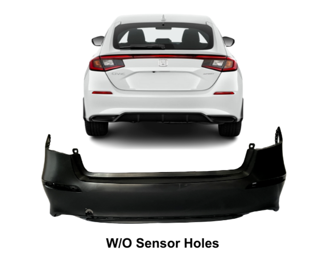 Load image into Gallery viewer, Rear Bumper Cover W/O Parking Sensor For Honda Civic 2022 - 2023
