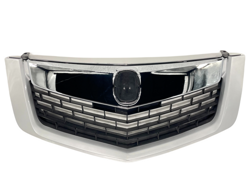 ⭐⭐ FOR 2009 - 2010 ACURA TSX FRONT BUMPER UPPER GRILLE W/CHROME MOLDING ⭐⭐