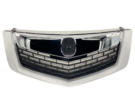 ⭐⭐ FOR 2009 - 2010 ACURA TSX FRONT BUMPER UPPER GRILLE W/CHROME MOLDING ⭐⭐