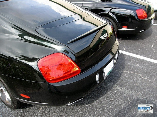 Fiberglass Rear Lip Spoiler Euro Style For Bentley Continental GT Coupe 05-11
