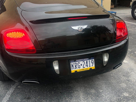 Trunk Lip Spoiler W/ Light Luxe-GT Style For Bentley Continental GT Coupe 05-11