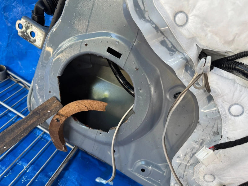 Load image into Gallery viewer, HONDA CIVIC HATCHBACK REAR RIGHT DOOR ASSEMBLY GRAY NH877P 17-21 # NB2-DRS1813
