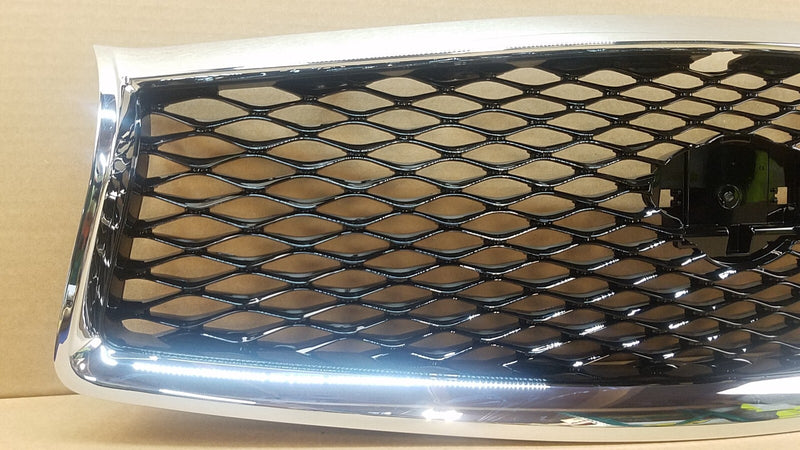 Load image into Gallery viewer, ⭐⭐ FOR 2014 - 2017 INFINITI Q50 FRONT BUMPER UPPER GRILLE W/O EMBLEM CHROME ⭐⭐

