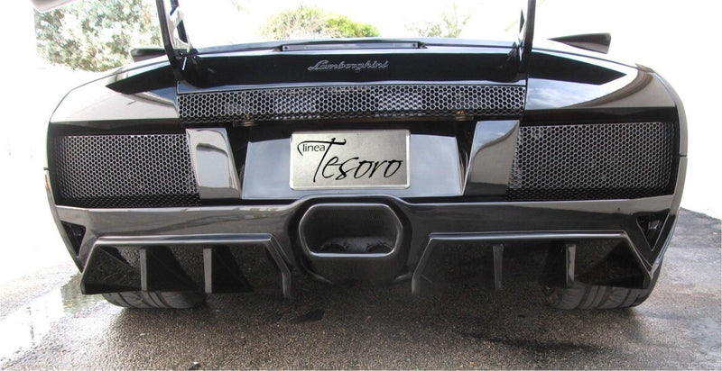 Load image into Gallery viewer, Rear Bumper W/ Diffuser Premier 4509 Style For Lamborghini Murcielago 2001-2010
