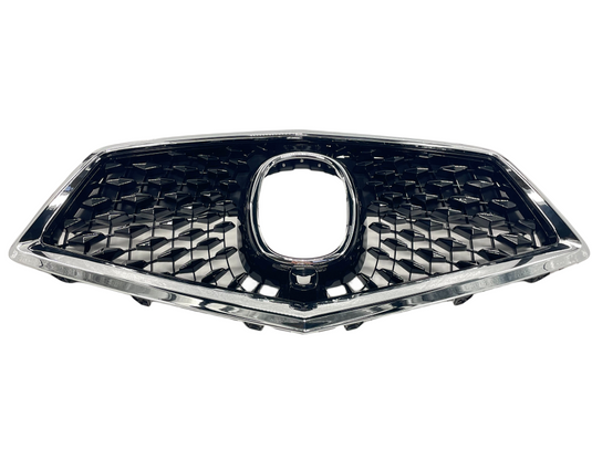 ⭐⭐ FOR 2017 - 2020 ACURA MDX FRONT BUMPER UPPER GRILLE W/CHROME MOLDING ⭐⭐