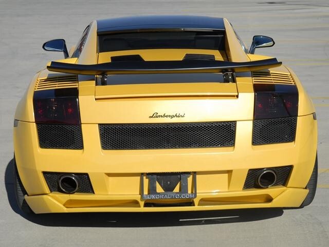 Load image into Gallery viewer, Rear Bumper Skirt Hamann Style For Lamborghini Gallardo 2004-2007 MADE IN USA
