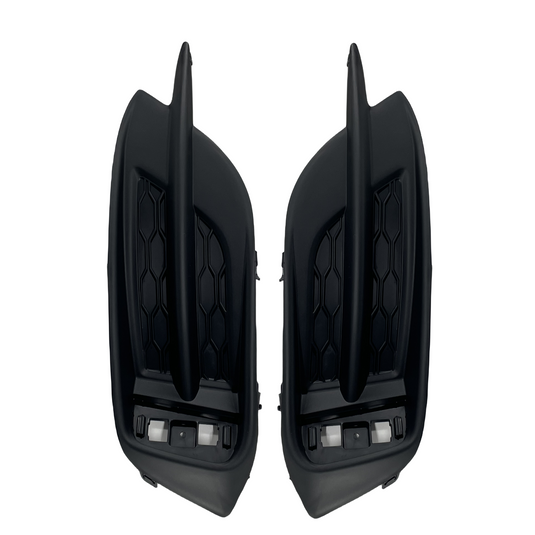 FOR 16-21 HONDA CIVIC REAR LEFT & RIGHT BUMPER REFLECTOR FOG LIGHT BEZEL COVER