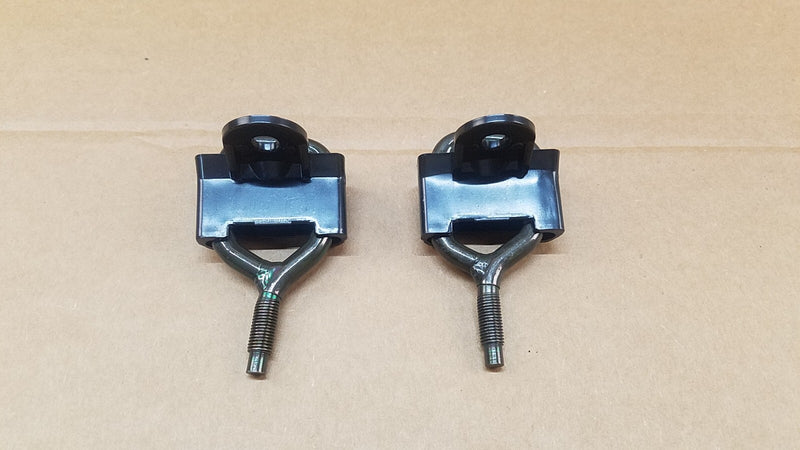 Load image into Gallery viewer, FOR NISSAN 370Z INFINITI Q50 Q60 QX50 HOOD LOCK HOOK STRIKER W/ COVER PAIR
