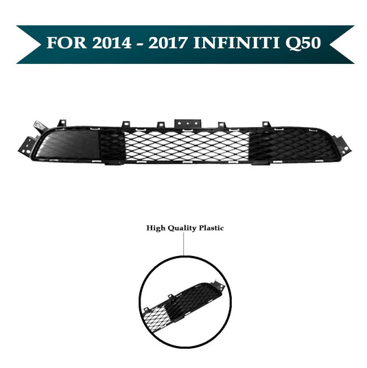 Front Bumper Lower Grille For Infiniti Q50 2014 - 2017