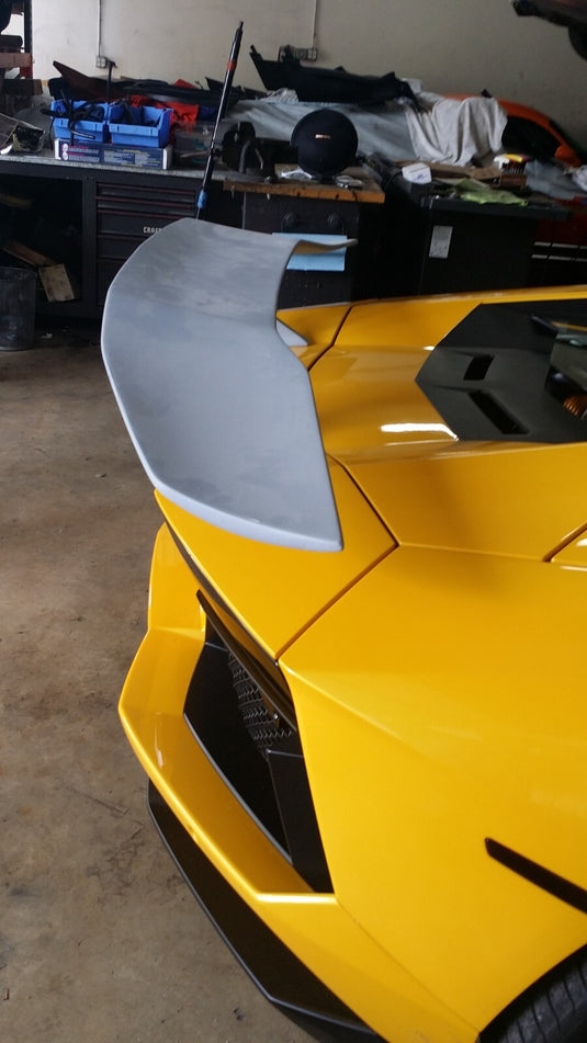 Rear Trunk Lid Wing Spoiler SV Style For Lamborghini Aventador 2012-2017