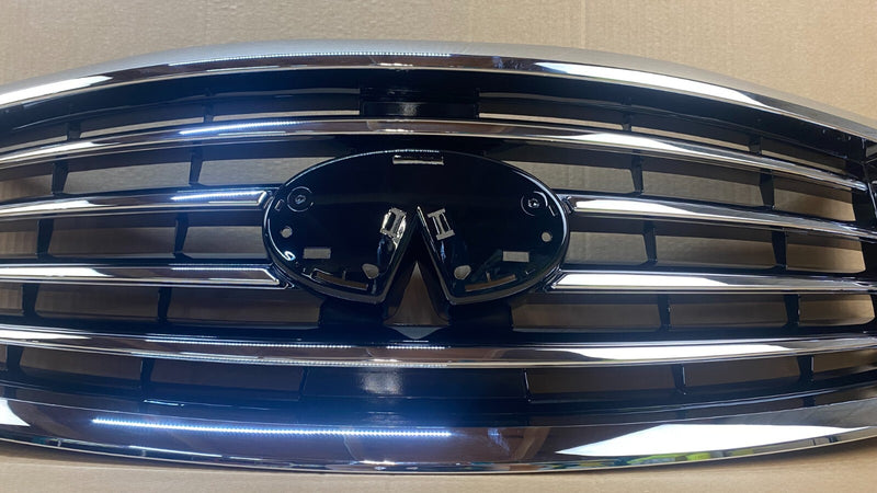 Load image into Gallery viewer, ⭐ FOR 2014-2015 INFINITI QX60 FRONT BUMPER UPPER GRILLE W/O PRE-CRASH W/O EMBLEM
