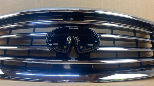 ⭐ FOR 2014-2015 INFINITI QX60 FRONT BUMPER UPPER GRILLE W/O PRE-CRASH W/O EMBLEM