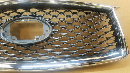 ⭐⭐FOR 2019 - 2023 INFINITI QX50 FRONT BUMPER UPPER GRILLE CHROME W/O EMBLEM ⭐⭐