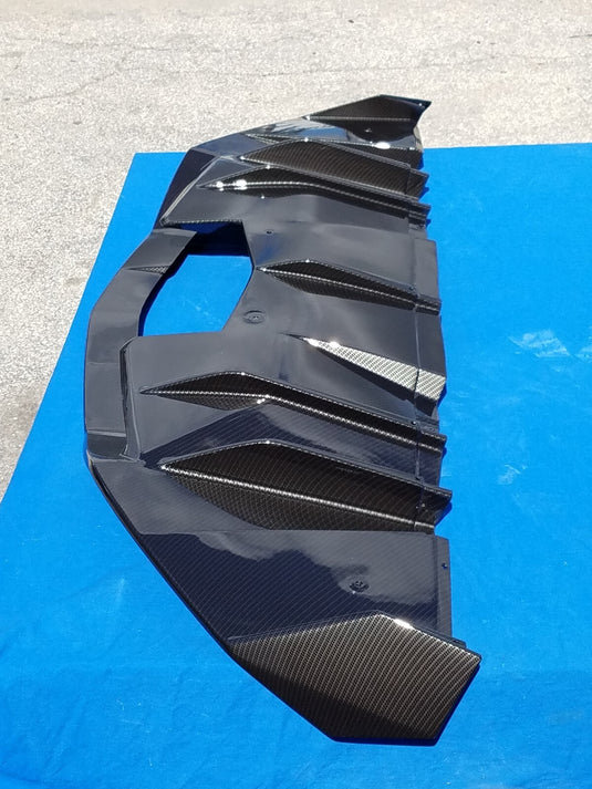 Rear Bumper Diffuser Tuner Style For Lamborghini Aventador 2012-2017