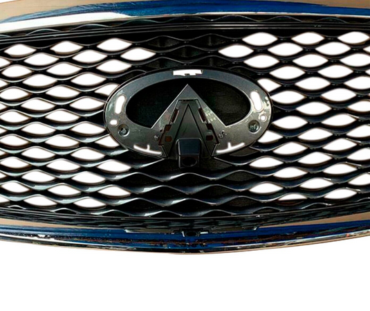 ⭐⭐ FOR 16-20 INFINITI QX60 FRONT BUMPER UPPER GRILLE W/ CAMERA OPTION W/O EMBLEM