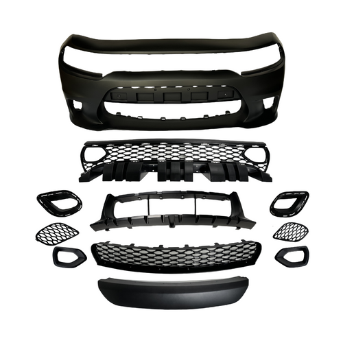 ⭐⭐ Front Bumper Cover Assembly For Dodge Charger SRT Hellcat Style 2015-2023 ⭐⭐