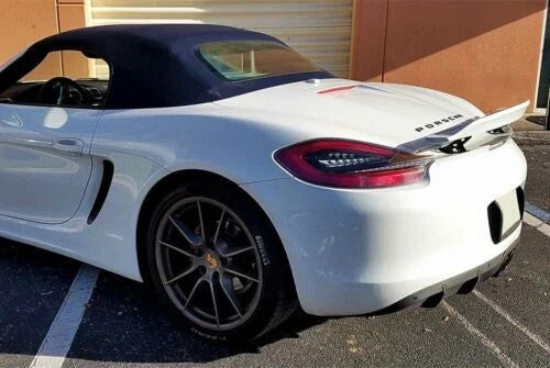 Load image into Gallery viewer, Rear Ducktail Wing Spoiler GTS Style For Porsche 981 Boxster 2013-2016 USA MADE

