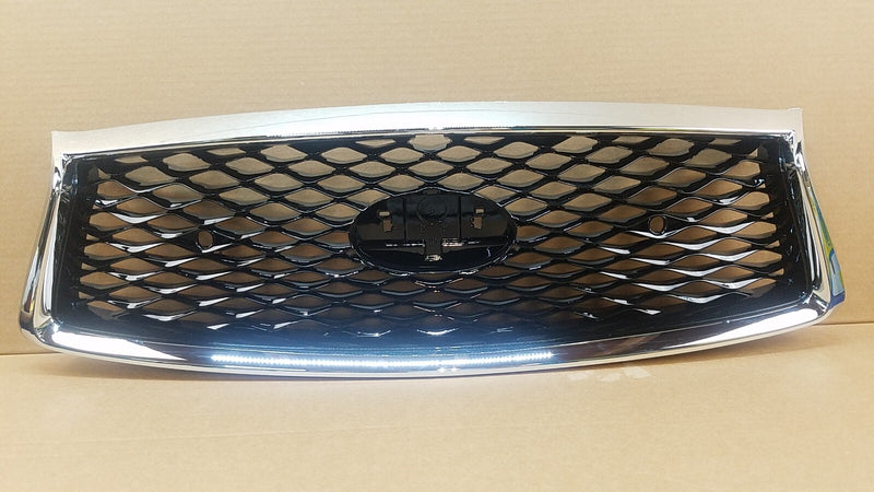 Load image into Gallery viewer, FOR 2018 - 2020 INFINITI Q50 FRONT BUMPER UPPER GRILLE W/O EMBLEM CHROME

