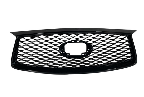 ⭐⭐ FOR 19-20 INFINITI QX50 FRONT BUMPER UPPER GRILLE GLOSS BLACK W/O EMBLEM ⭐⭐